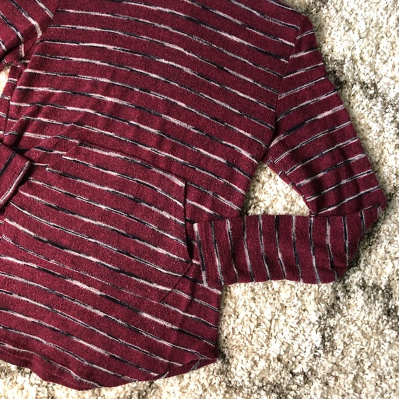 Free for All soft long sleeve hoodied top - Picture 3 of 5